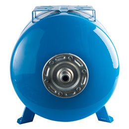 Расширительный бак, гидроаккумулятор 50 л. горизонтальный (цвет синий) Stout