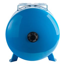 Расширительный бак, гидроаккумулятор 50 л. горизонтальный (цвет синий) Stout
